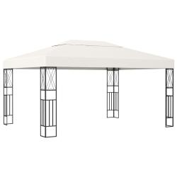 Tonnelle 3x4 m Cr&egrave;me Tissu