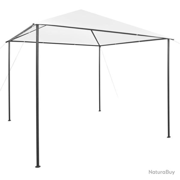 Tonnelle 3x3x2,9 m Blanc 180 g/m alsavelo