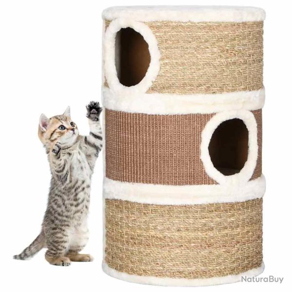 Tonneau  gratter pour chats 60 cm Herbiers marins alsavelo