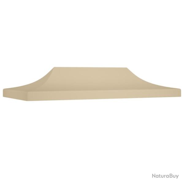 Toit de tente de r�ception 6x3 m Beige 270 g/m�