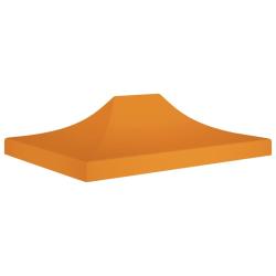 Toit de tente de r&eacute;ception 4x3 m Orange 270 g/m&sup2; alsavelo