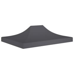 Toit de tente de r&eacute;ception 4x3 m Anthracite 270 g/m&sup2; alsavelo