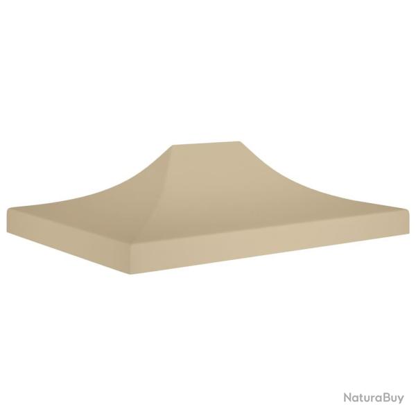 Toit de tente de r�ception 4,5x3 m Beige 270 g/m�