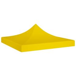 Toit de tente de r&eacute;ception 3x3 m Jaune 270 g/m&sup2; alsavelo