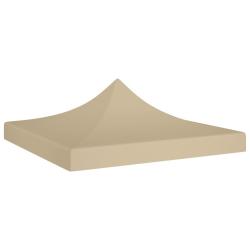 Toit de tente de r&eacute;ception 3x3 m Beige 270 g/m&sup2;