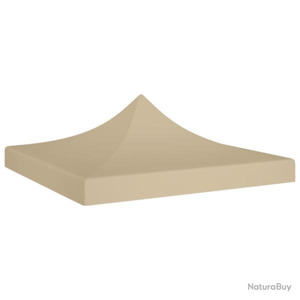Toit de tente de r�ception 3x3 m Beige 270 g/m�