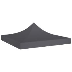 Toit de tente de r&eacute;ception 2x2 m Anthracite 270 g/m&sup2; alsavelo