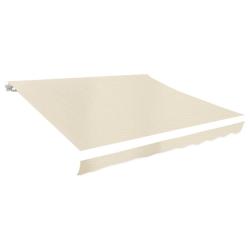 Toit d'auvent Toile Cr&egrave;me 6x3 m (Cadre non inclus)