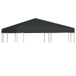 Toile sup&eacute;rieure de gazebo 310 g / m&sup2; 3 x 3 m Gris
