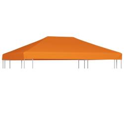 Toile sup&eacute;rieure de belv&eacute;d&egrave;re 310 g / m&sup2; 4 x 3 m Orange
