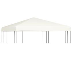 Toile sup&eacute;rieure de belv&eacute;d&egrave;re 310 g / m&sup2; 3 x 3 m Blanc cr&egrave;me