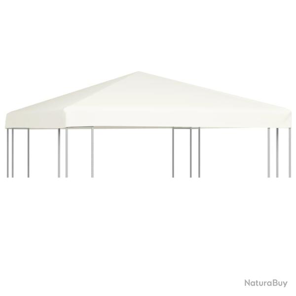 Toile sup�rieure de belv�d�re 310 g / m� 3 x 3 m Blanc cr�me