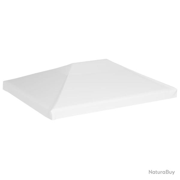 Toile de toit de belvdre 270 g/m 4x3 m Blanc alsavelo