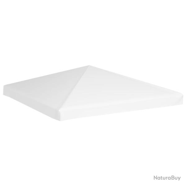 Toile de toit de belv�d�re 270 g/m� 3x3 m Blanc alsavelo