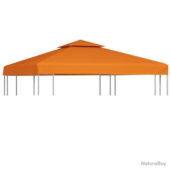 Toile de remplacement de belv�d�re 310 g/m� Orange 3x3 m