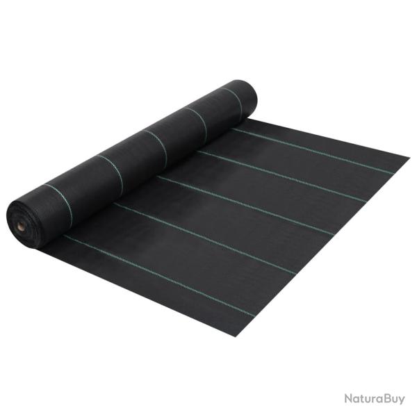 Toile de paillage Noir 2x100 m PP
