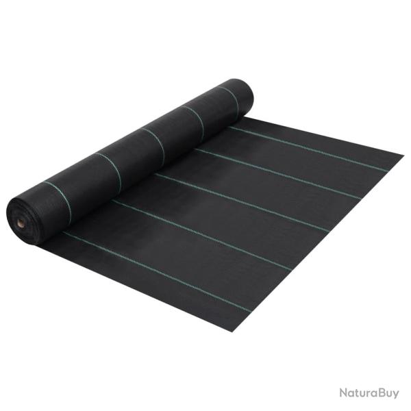 Toile de paillage Noir 1x200 m PP