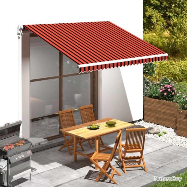 Toile d'auvent Orange et marron 350x250 cm