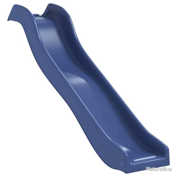 Toboggan de jeu bleu 174x38 cm polypropyl�ne alsavelo
