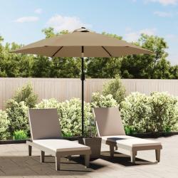 Tissu de remplacement pour parasol d'ext&eacute;rieur Taupe 300 cm