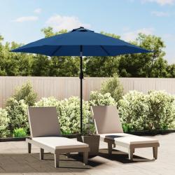 Tissu de remplacement pour parasol d'ext&eacute;rieur Bleu azur&eacute; 300cm