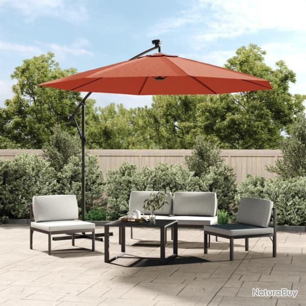 Tissu de remplacement pour parasol d�port� terre cuite 300 cm