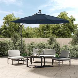 Tissu de remplacement pour parasol d&eacute;port&eacute; bleu 300 cm