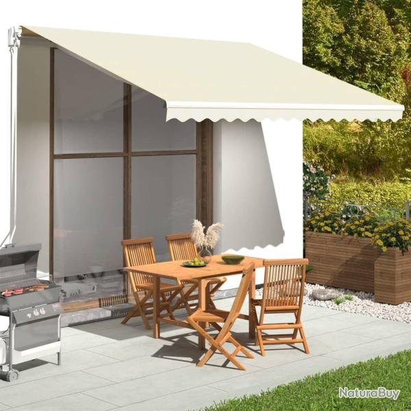 Tissu de remplacement pour auvent Cr�me 4x3,5 m