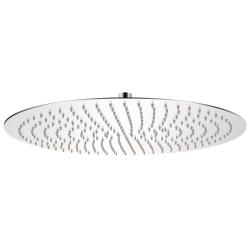 T&ecirc;te de douche plongeante ronde en acier inoxydable 50 cm