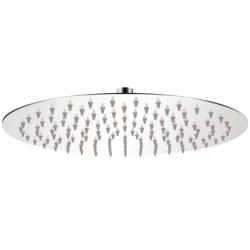 T&ecirc;te de douche plongeante ronde en acier inoxydable 30 cm