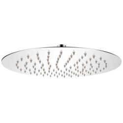 T&ecirc;te de douche plongeante ronde en acier inoxydable 25 cm