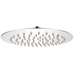 T&ecirc;te de douche plongeante ronde en acier inoxydable 20 cm