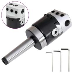 T&ecirc;te d'al&eacute;sage 50 mm et tige de per&ccedil;age MT2 de fraisage &agrave; tour