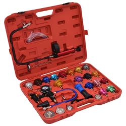 Testeur de pression pour refroidissement et bouchon 28 pcs