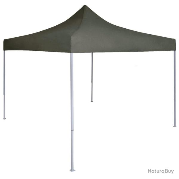 Tente r�ception pliable professionnelle 2x2 m Acier Anthracite