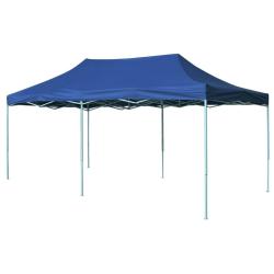 Tente pliable 3 x 6 m Bleu