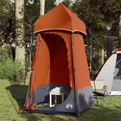 Tente de toilette gris et orange imperm&eacute;able