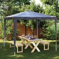 Tente de r&eacute;ception professionnelle 2,5x2,5 m Anthracite 90 g/m&sup2;