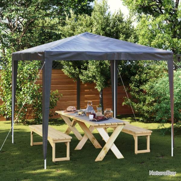 Tente de r�ception professionnelle 2,5x2,5 m Anthracite 90 g/m�