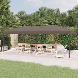 Tente de r&eacute;ception pliable Taupe 3x6 m alsavelo