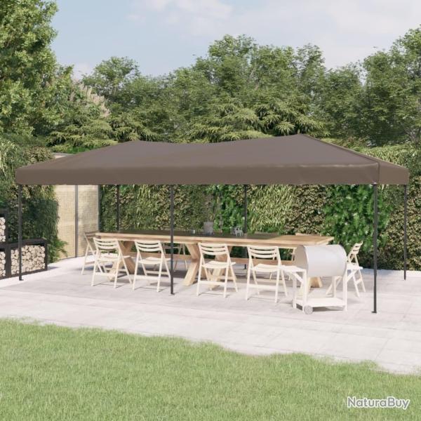 Tente de r�ception pliable Taupe 3x6 m alsavelo