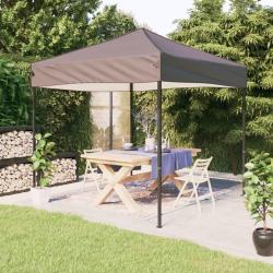 Tente de r&eacute;ception pliable Taupe 2x2 m