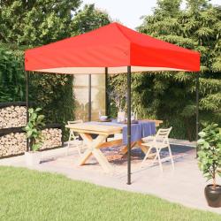 Tente de r&eacute;ception pliable Rouge 3x3 m alsavelo