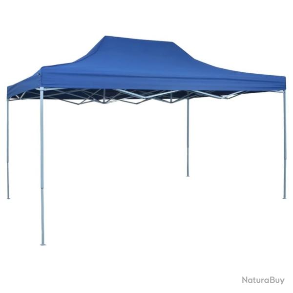 Tente de r�ception pliable professionnelle 3x4 m Acier Bleu alsavelo
