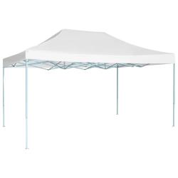 Tente de r&eacute;ception pliable professionnelle 3x4 m Acier Blanc