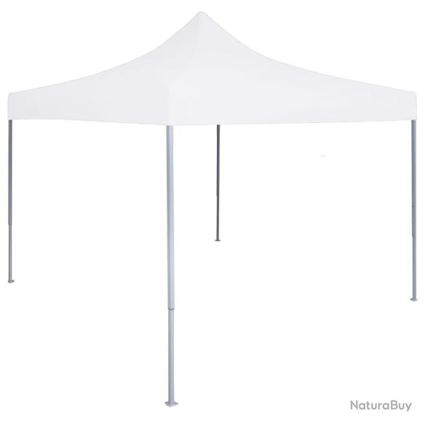 Tente de r�ception pliable professionnelle 3x3 m Acier Blanc