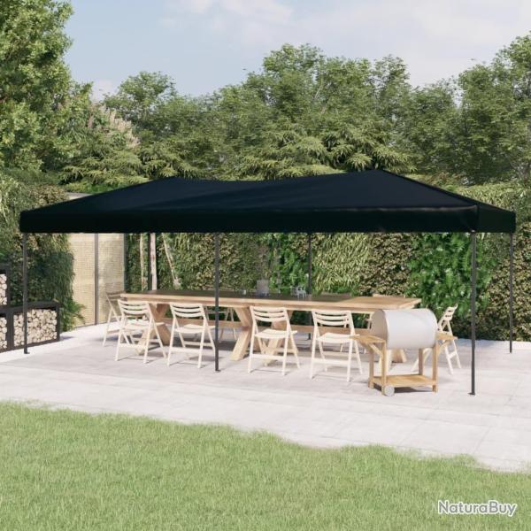 Tente de r�ception pliable Noir 3x6 m