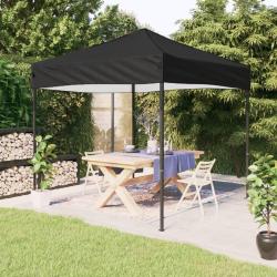 Tente de r&eacute;ception pliable Noir 2x2 m alsavelo