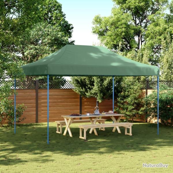 Tente de r�ception pliable escamotable vert 440x292x315 cm alsavelo