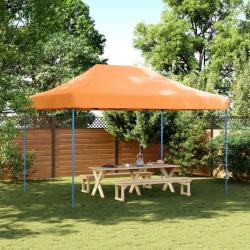 Tente de r&eacute;ception pliable escamotable orange 410x279x315 cm alsavelo